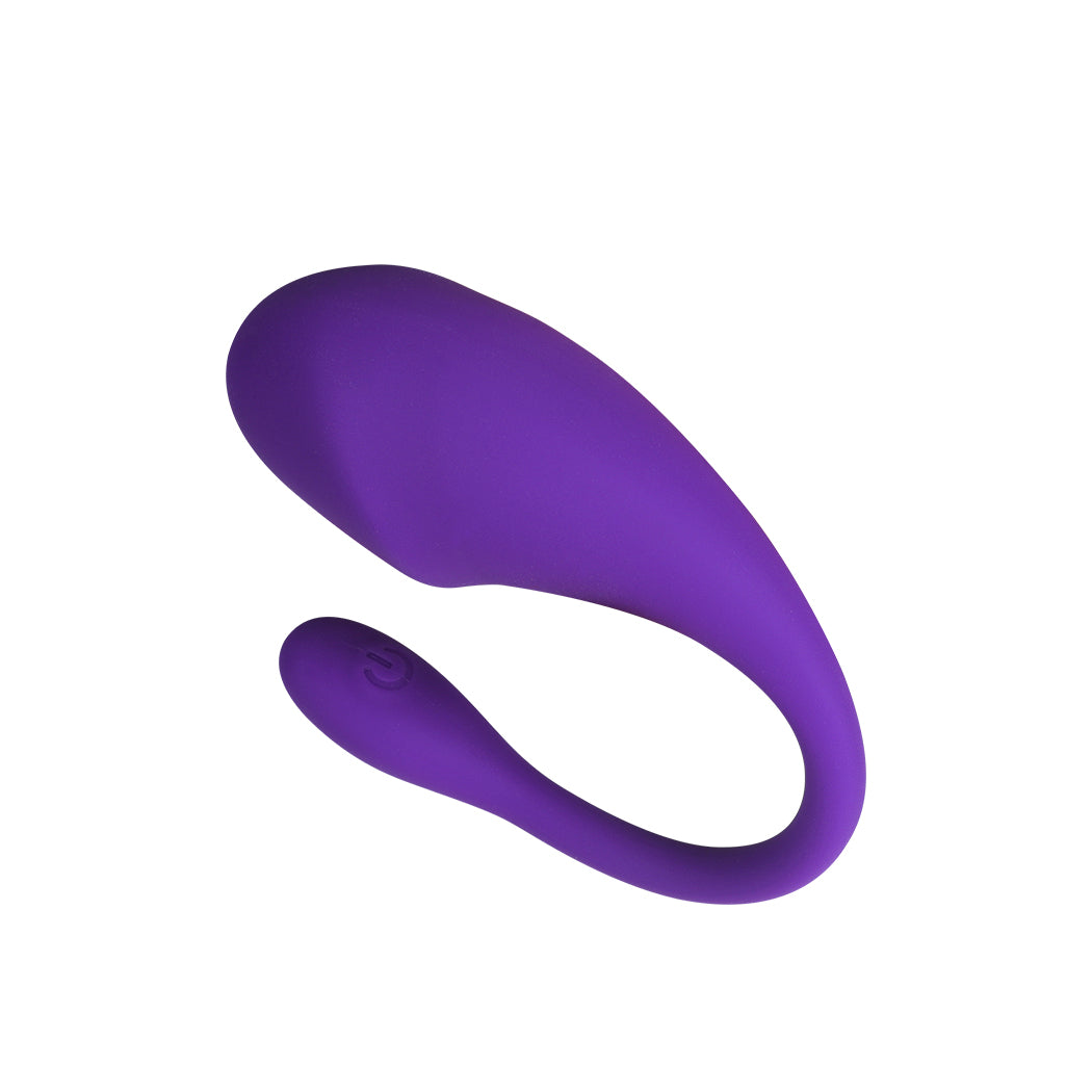 Urway Vibrator Plug USB G-Spot Vibrating Egg Dildo Unisex Female Sex Toy Purple